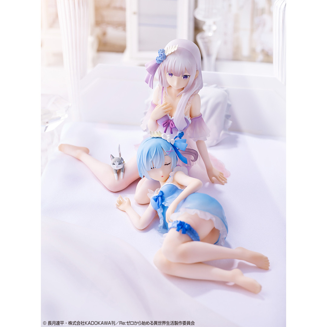 Re:Zero kara Hajimeru Isekai Seikatsu - Emilia - Puck - Ichiban Kuji - Ichiban Kuji Re:Zero Kara Hajimeru Isekai Seikatsu ~Madoromi no Teaparty~  (B Prize) (Bandai Spirits) photo 2