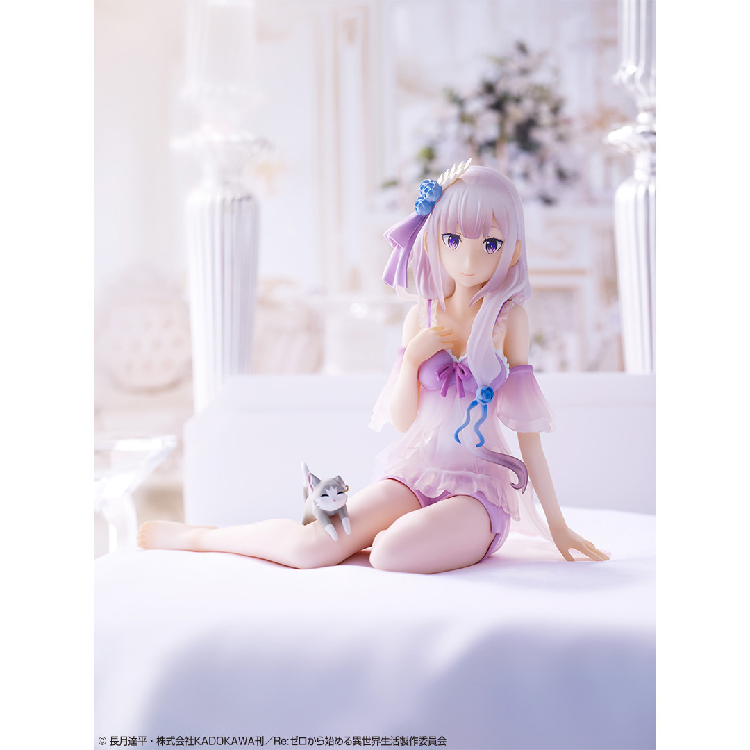 Re:Zero kara Hajimeru Isekai Seikatsu - Emilia - Puck - Ichiban Kuji - Ichiban Kuji Re:Zero Kara Hajimeru Isekai Seikatsu ~Madoromi no Teaparty~  (B Prize) (Bandai Spirits) photo 3