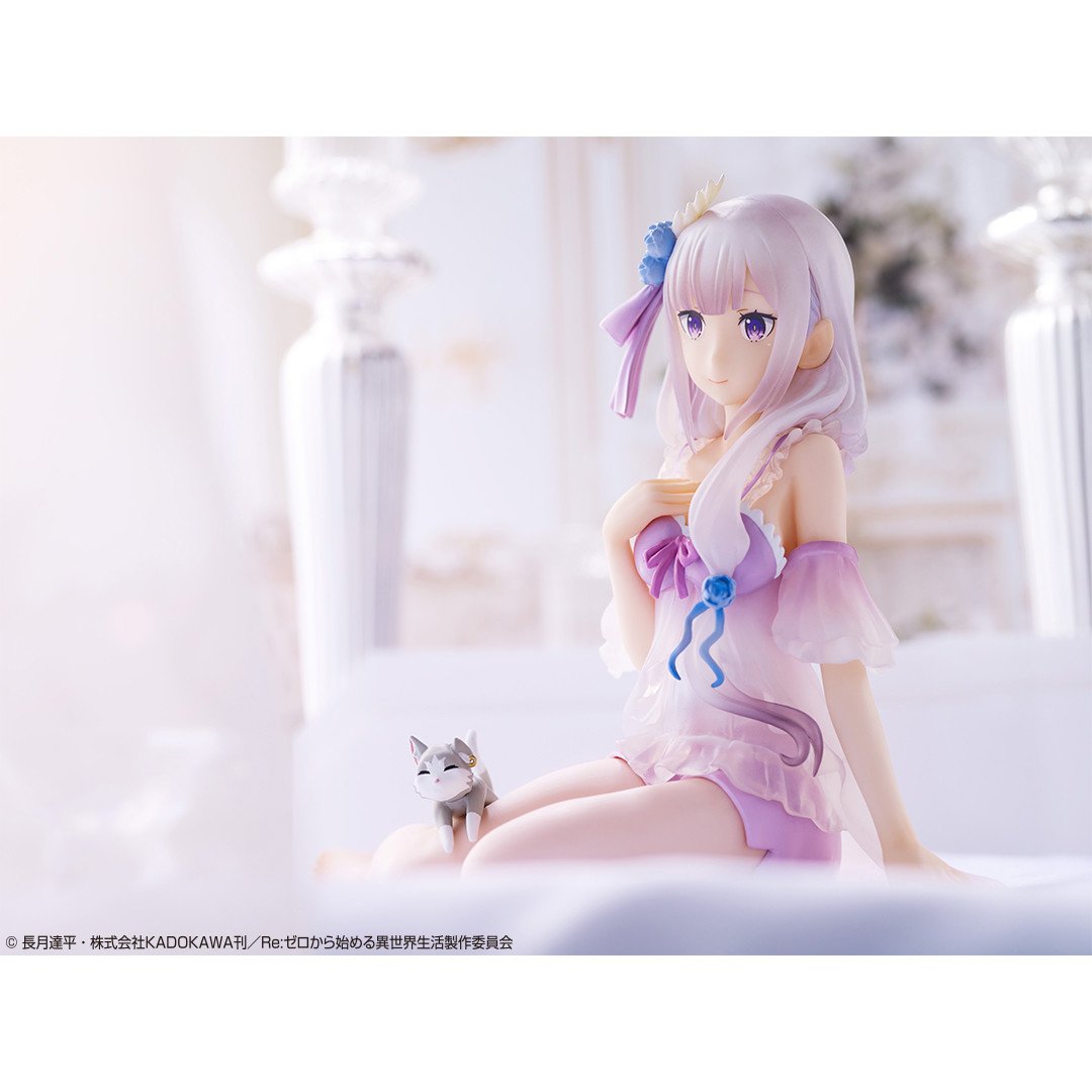 Re:Zero kara Hajimeru Isekai Seikatsu - Emilia - Puck - Ichiban Kuji - Ichiban Kuji Re:Zero Kara Hajimeru Isekai Seikatsu ~Madoromi no Teaparty~  (B Prize) (Bandai Spirits) photo 4