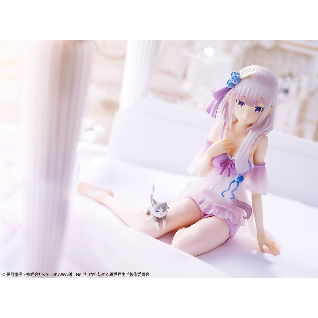 Re:Zero kara Hajimeru Isekai Seikatsu - Emilia - Puck - Ichiban Kuji - Ichiban Kuji Re:Zero Kara Hajimeru Isekai Seikatsu ~Madoromi no Teaparty~  (B Prize) (Bandai Spirits) photo 5