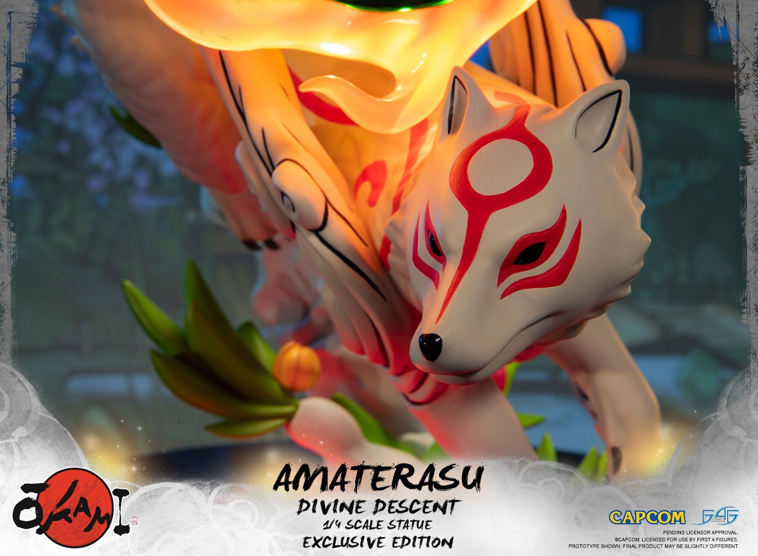 Ookami - Amaterasu - Divine Descent - 1/4 - Exclusive Edition (First 4 Figures) photo 2