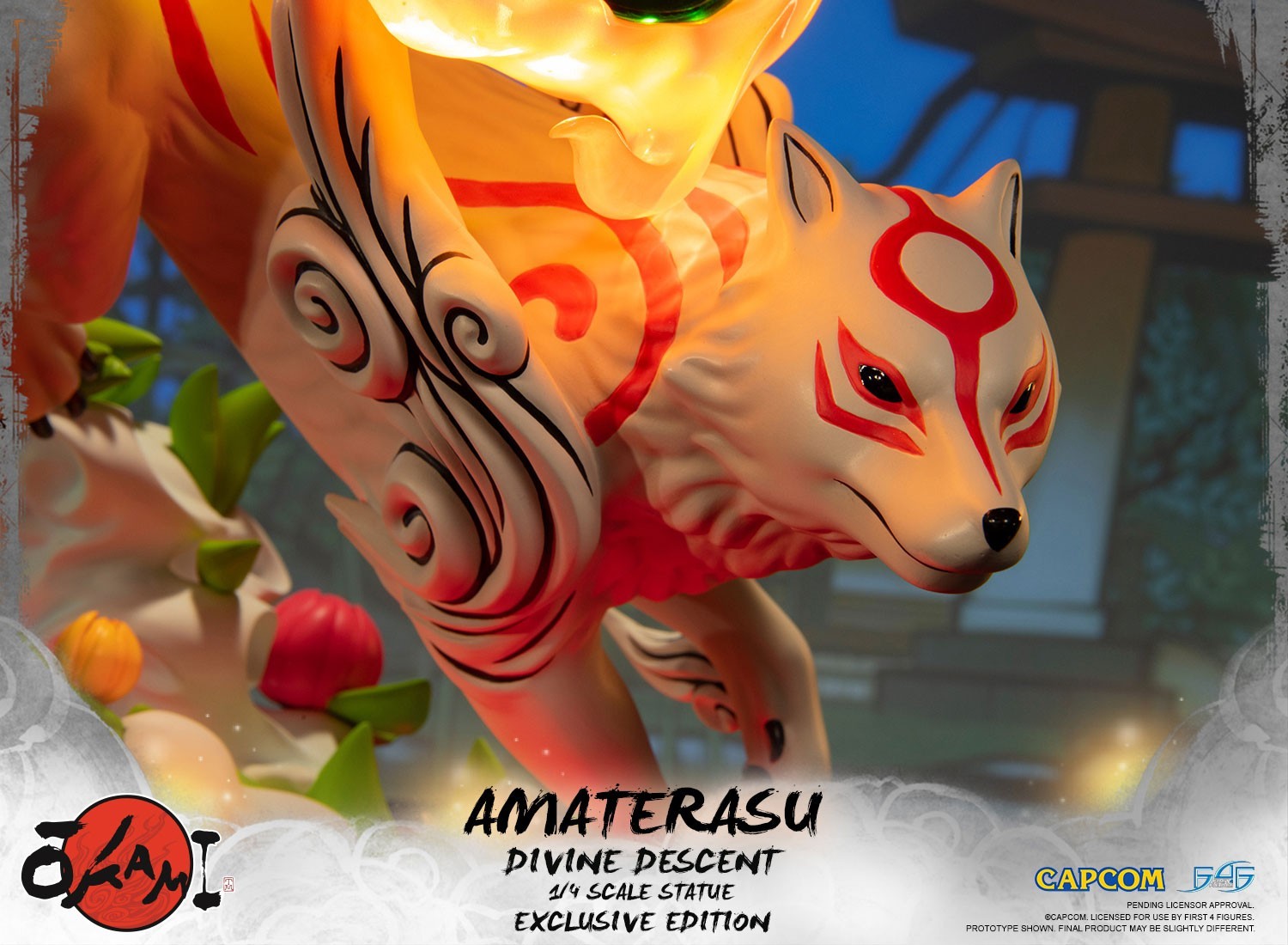 Ookami - Amaterasu - Divine Descent - 1/4 - Exclusive Edition (First 4 Figures) photo 5