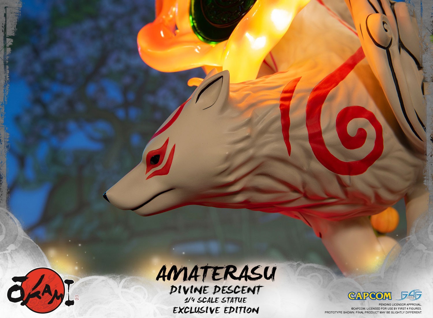 Ookami - Amaterasu - Divine Descent - 1/4 - Exclusive Edition (First 4 Figures) photo 6