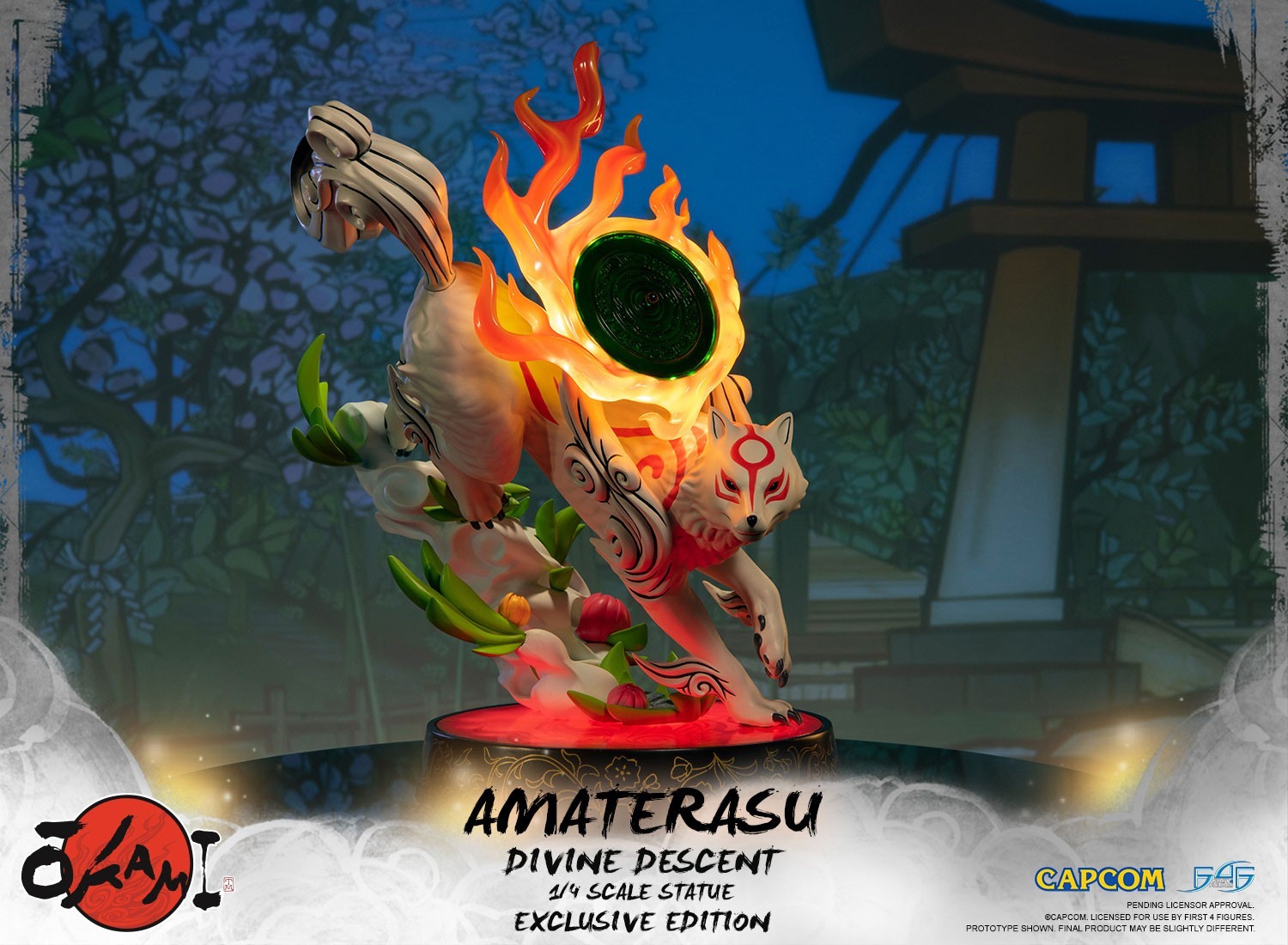 Ookami - Amaterasu - Divine Descent - 1/4 - Exclusive Edition (First 4 Figures) photo 9