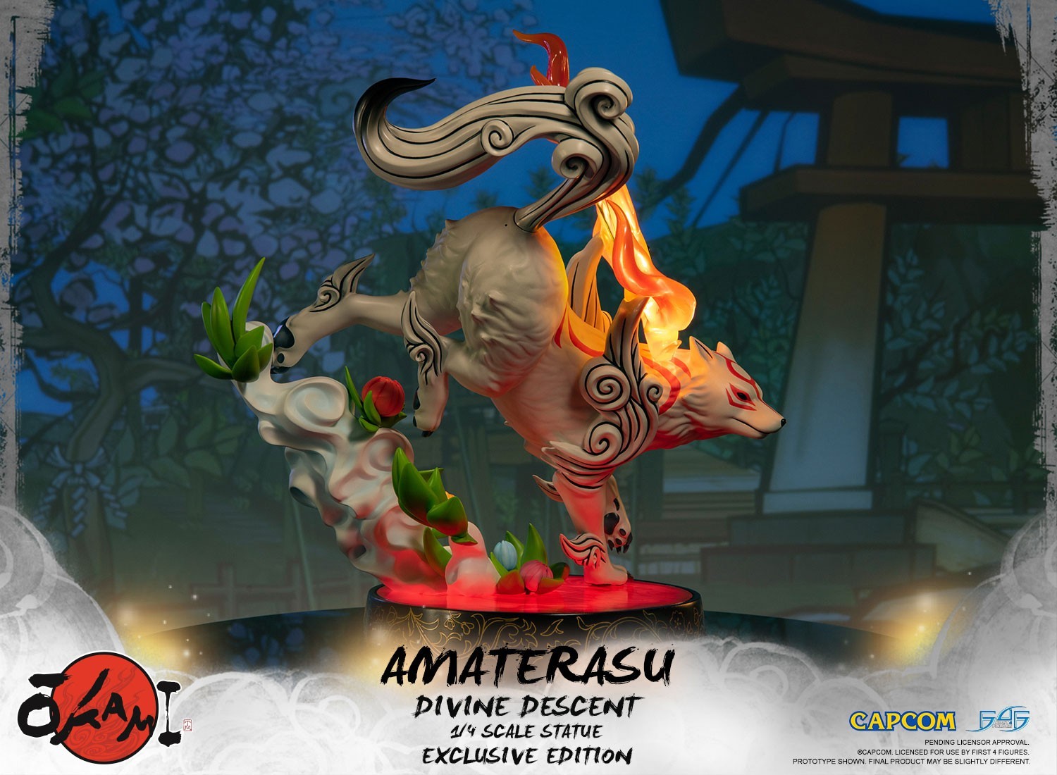 Ookami - Amaterasu - Divine Descent - 1/4 - Exclusive Edition (First 4 Figures) photo 10