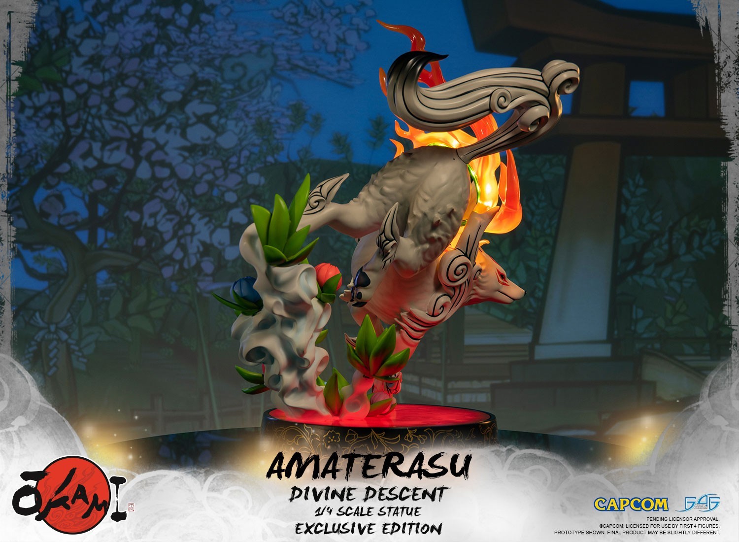 Ookami - Amaterasu - Divine Descent - 1/4 - Exclusive Edition (First 4 Figures) photo 11