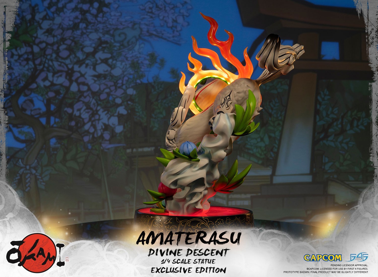 Ookami - Amaterasu - Divine Descent - 1/4 - Exclusive Edition (First 4 Figures) photo 12