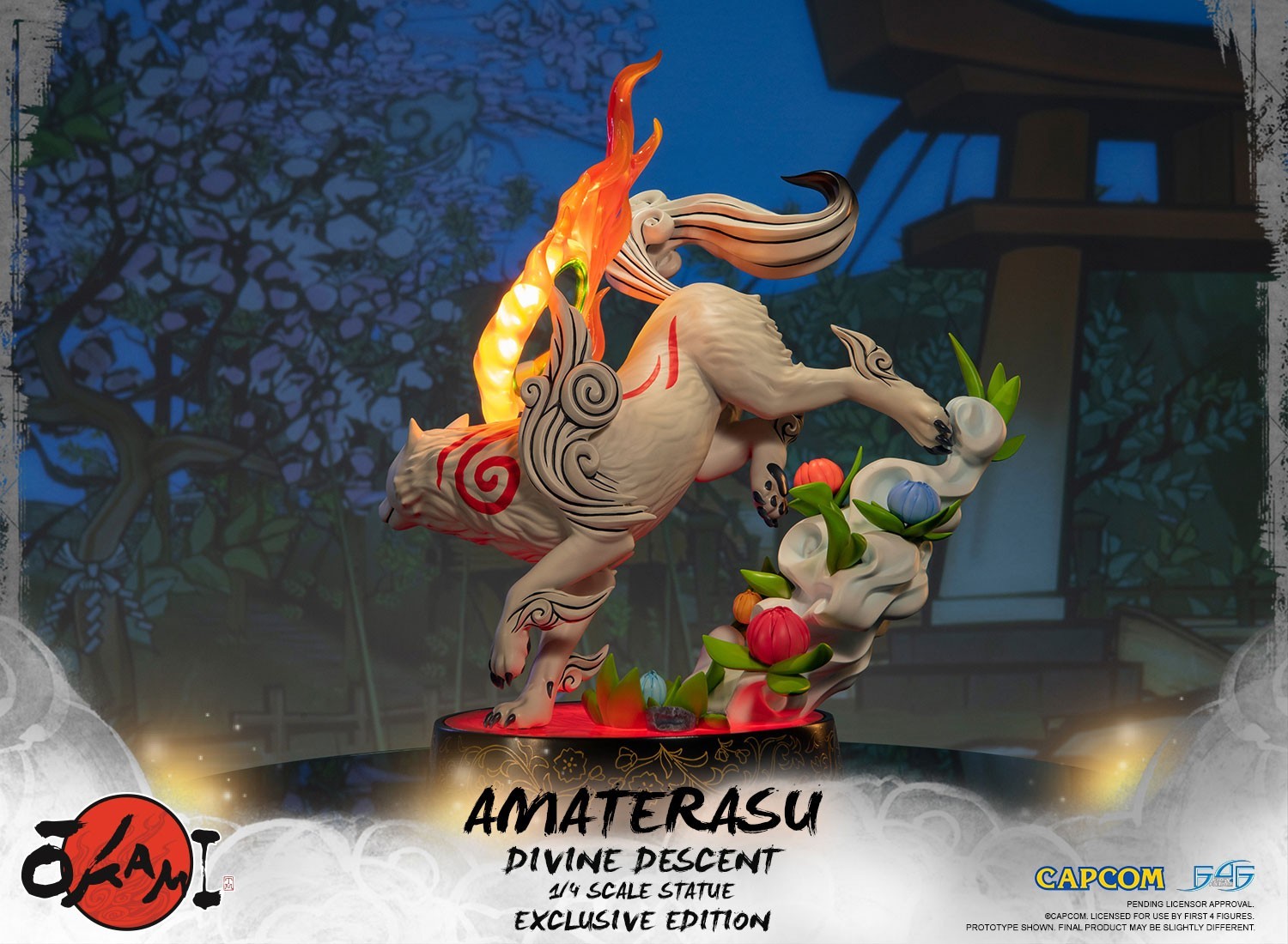 Ookami - Amaterasu - Divine Descent - 1/4 - Exclusive Edition (First 4 Figures) photo 13