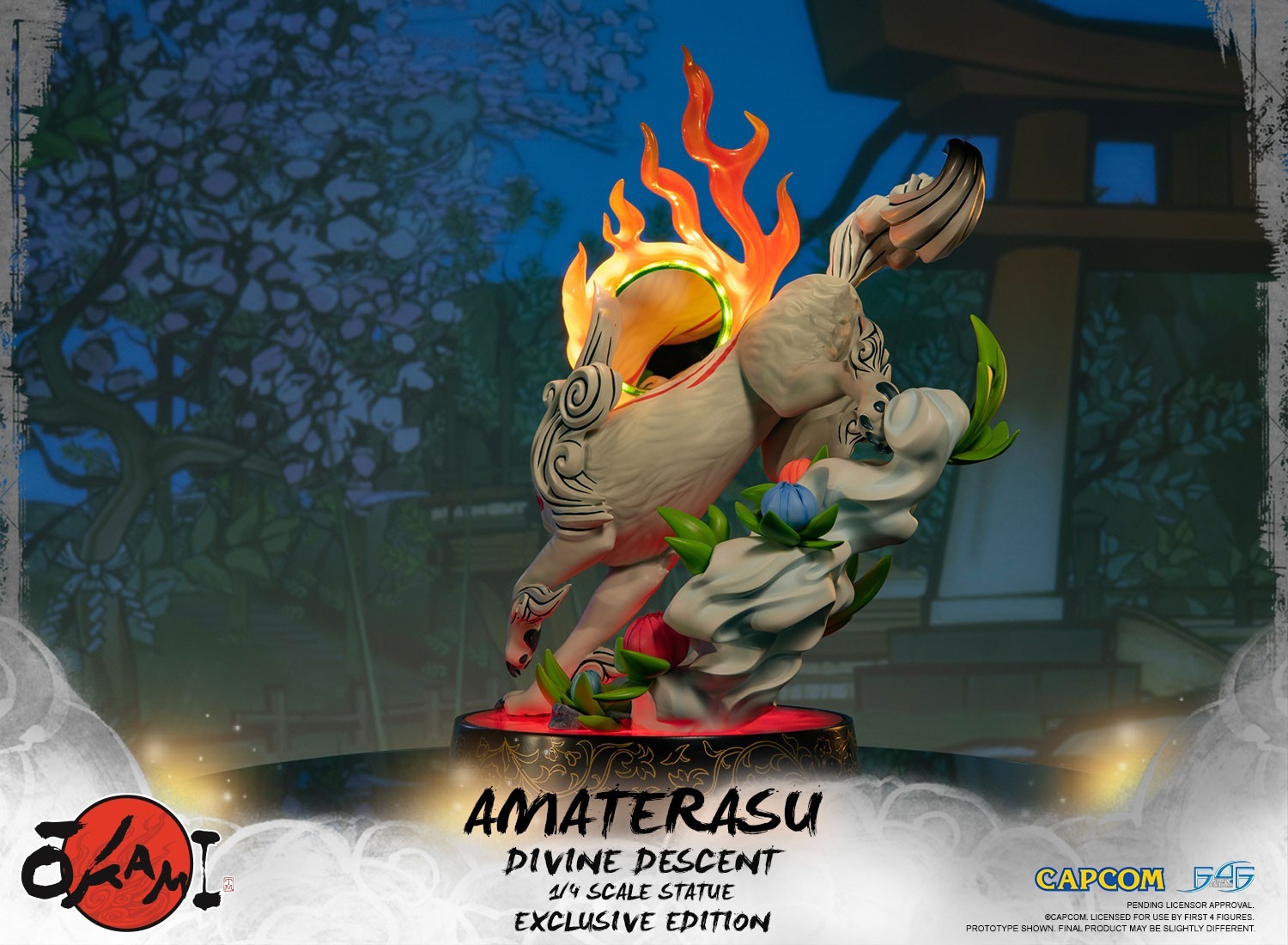 Ookami - Amaterasu - Divine Descent - 1/4 - Exclusive Edition (First 4 Figures) photo 14