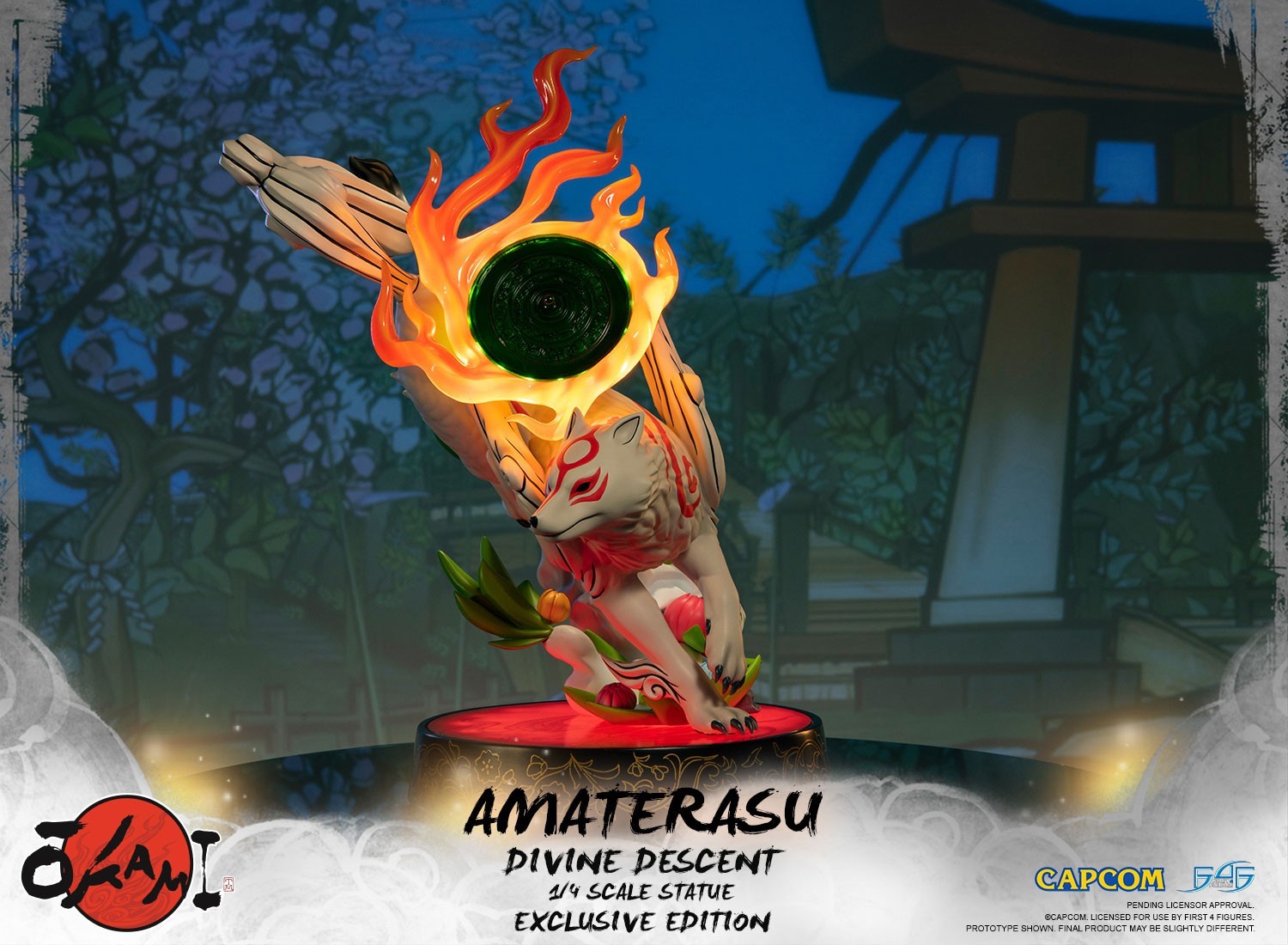 Ookami - Amaterasu - Divine Descent - 1/4 - Exclusive Edition (First 4 Figures) photo 15