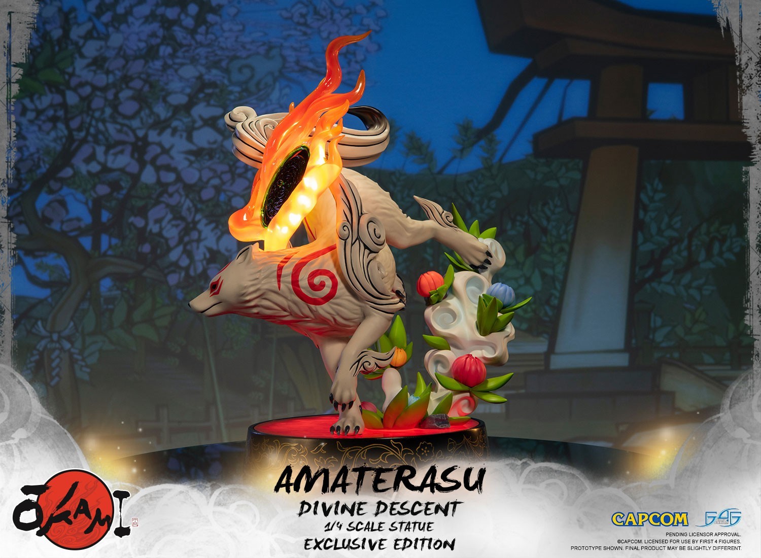 Ookami - Amaterasu - Divine Descent - 1/4 - Exclusive Edition (First 4 Figures) photo 16