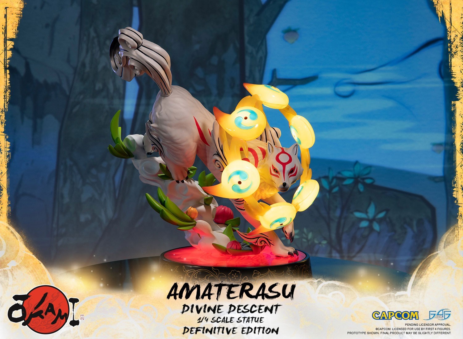 Ookami - Amaterasu - Divine Descent - 1/4 - Definitive Edition (First 4 Figures) photo 4