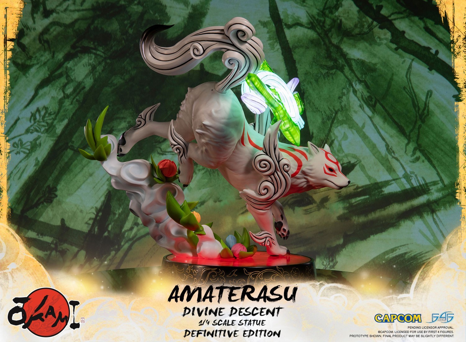 Ookami - Amaterasu - Divine Descent - 1/4 - Definitive Edition (First 4 Figures) photo 5