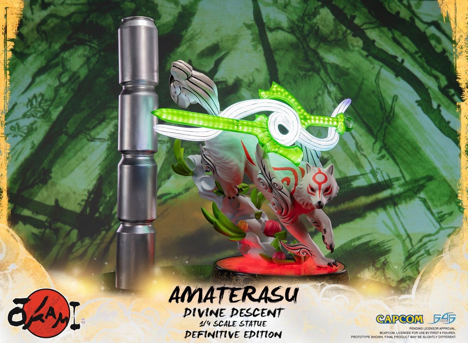 Ookami - Amaterasu - Divine Descent - 1/4 - Definitive Edition (First 4 Figures) photo 7