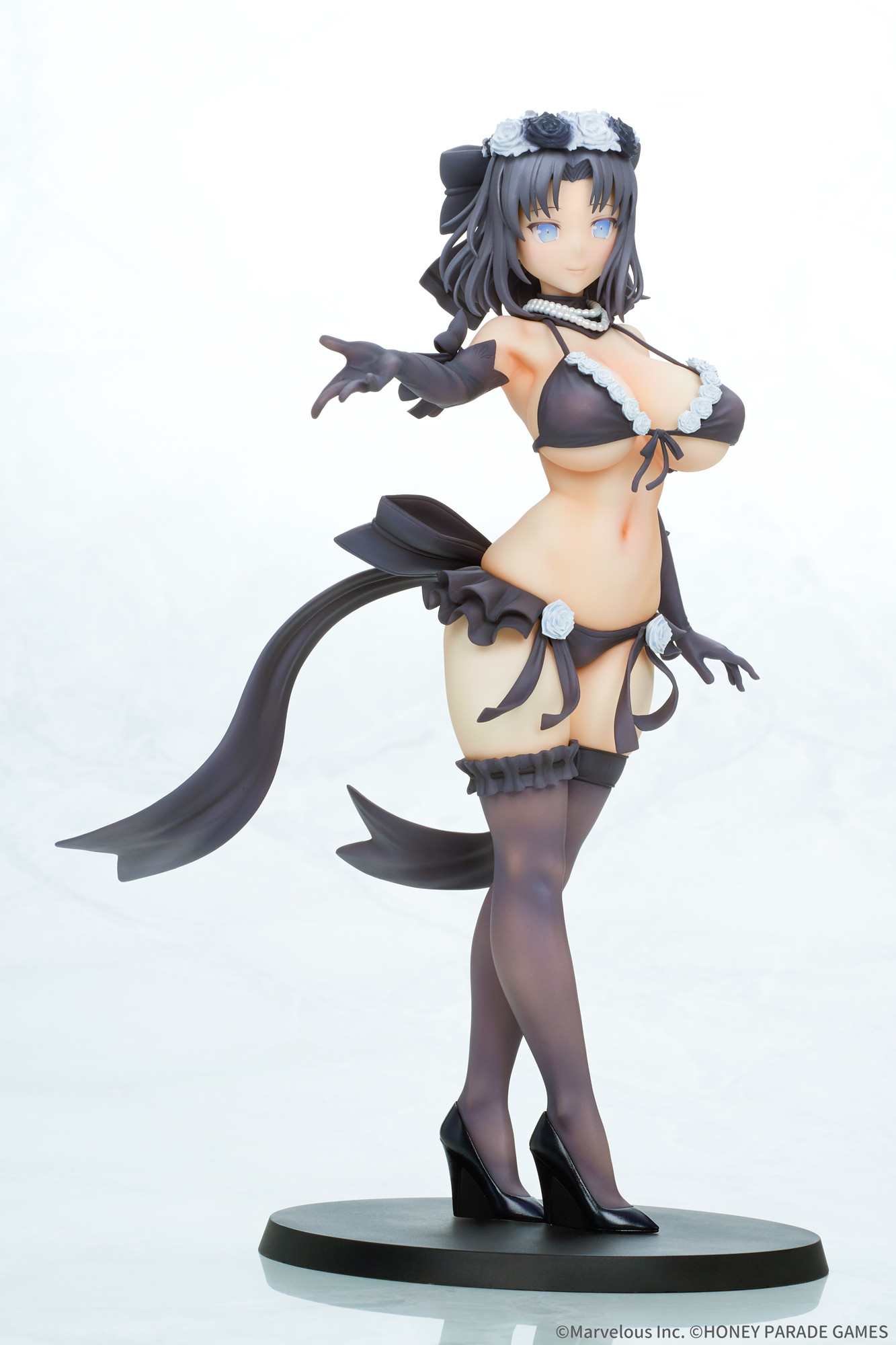 Shinovi Master Senran Kagura: New Link - Yumi - 1/7 - Wedding2018, Black ver. (Q-six) photo 11