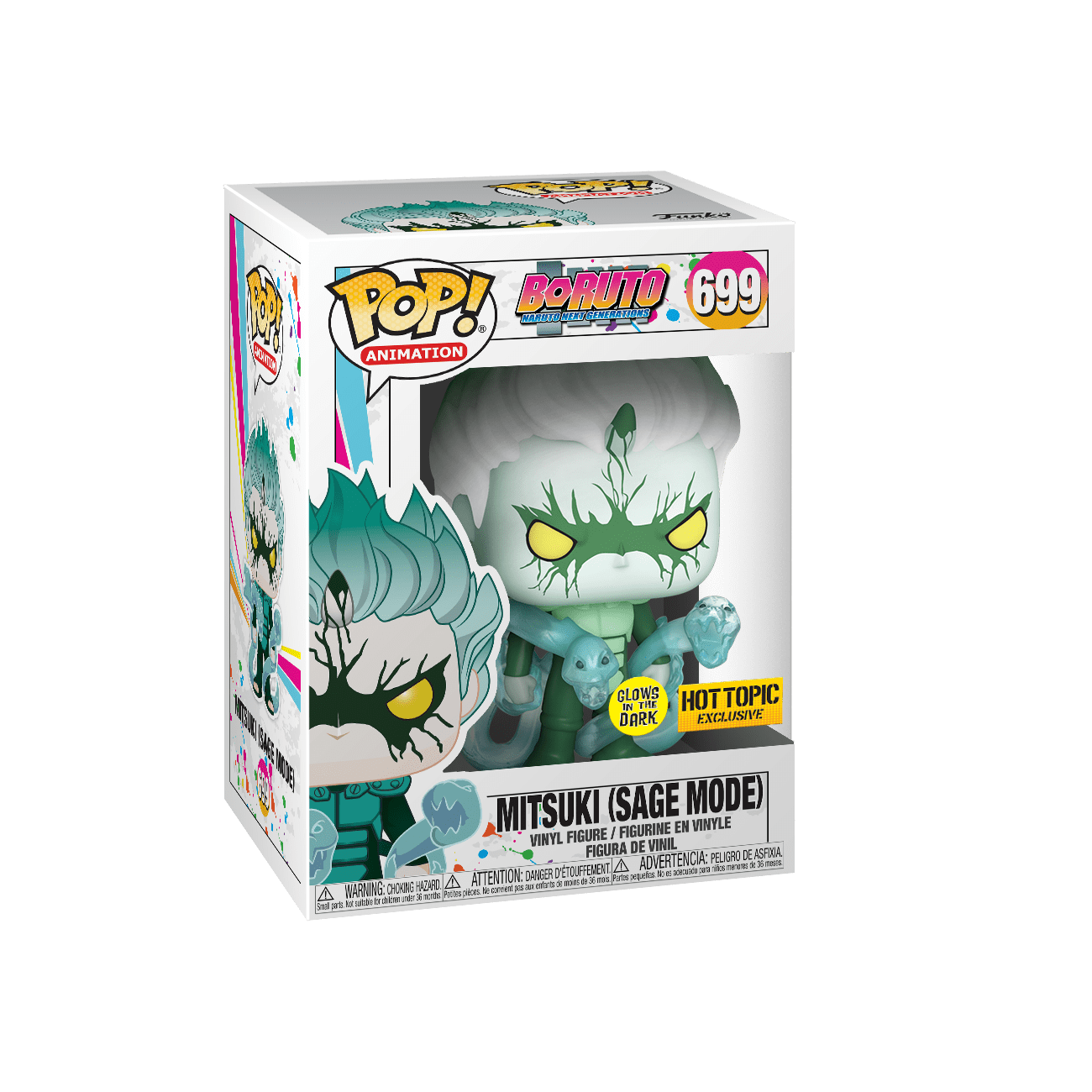 Boruto: Naruto Next Generations - Mitsuki - POP! Animation (699) - POP! Vinyl (46079) - Sage Mode - Glow in the Dark (Funko Toys) photo 2