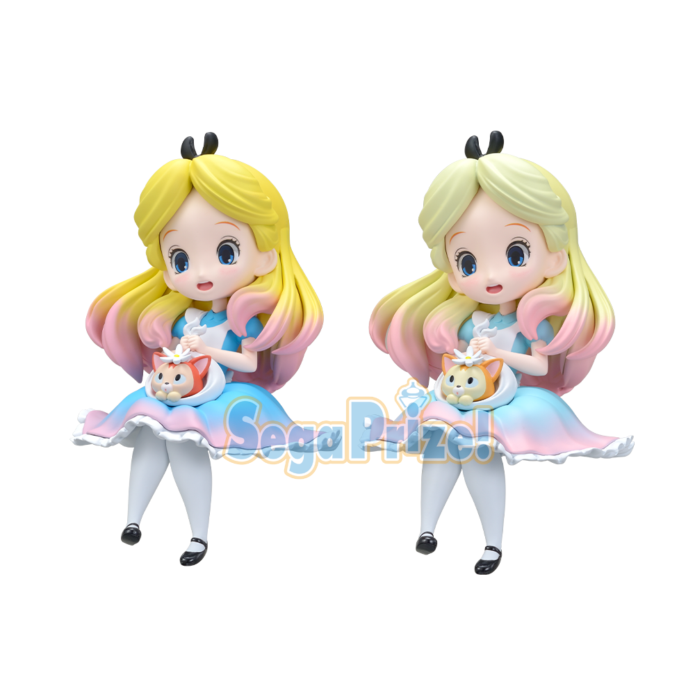 Alice in Wonderland - Alice - Dinah - PM Figure - Sega Disney Prize - Sprinkles Sugar Pink ver. - Normal Color (SEGA) photo 3