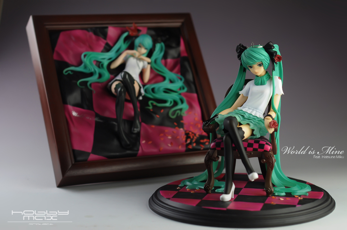 Vocaloid - Hatsune Miku - World Is Mine - 1/8 - Brown Frame (Good Smile Company) photo 2