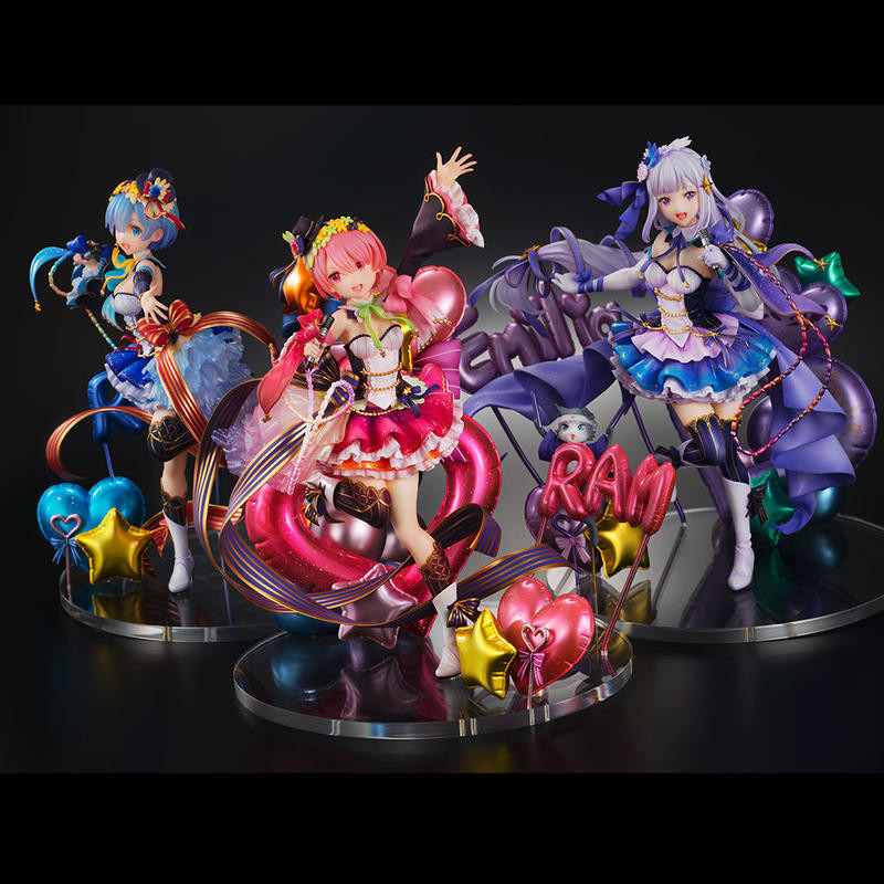 Re:Zero kara Hajimeru Isekai Seikatsu - Emilia - Puck - Shibuya Scramble Figure - 1/7 - Idol Ver (Alpha Satellite, eStream) photo 4