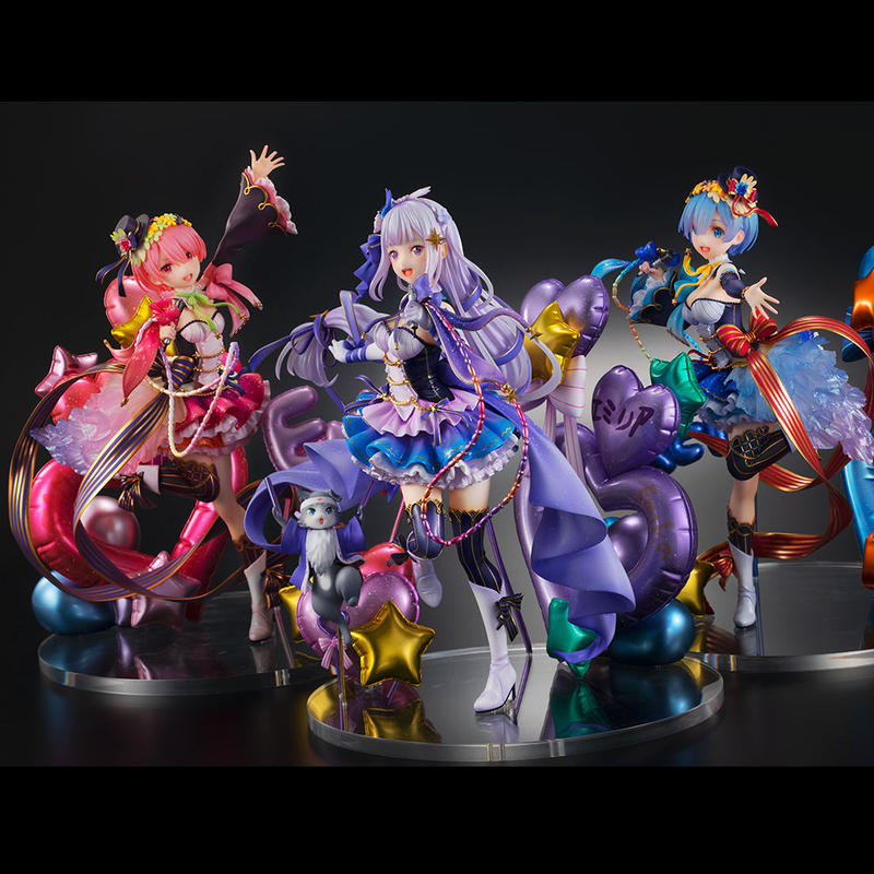 Re:Zero kara Hajimeru Isekai Seikatsu - Emilia - Puck - Shibuya Scramble Figure - 1/7 - Idol Ver (Alpha Satellite, eStream) photo 11