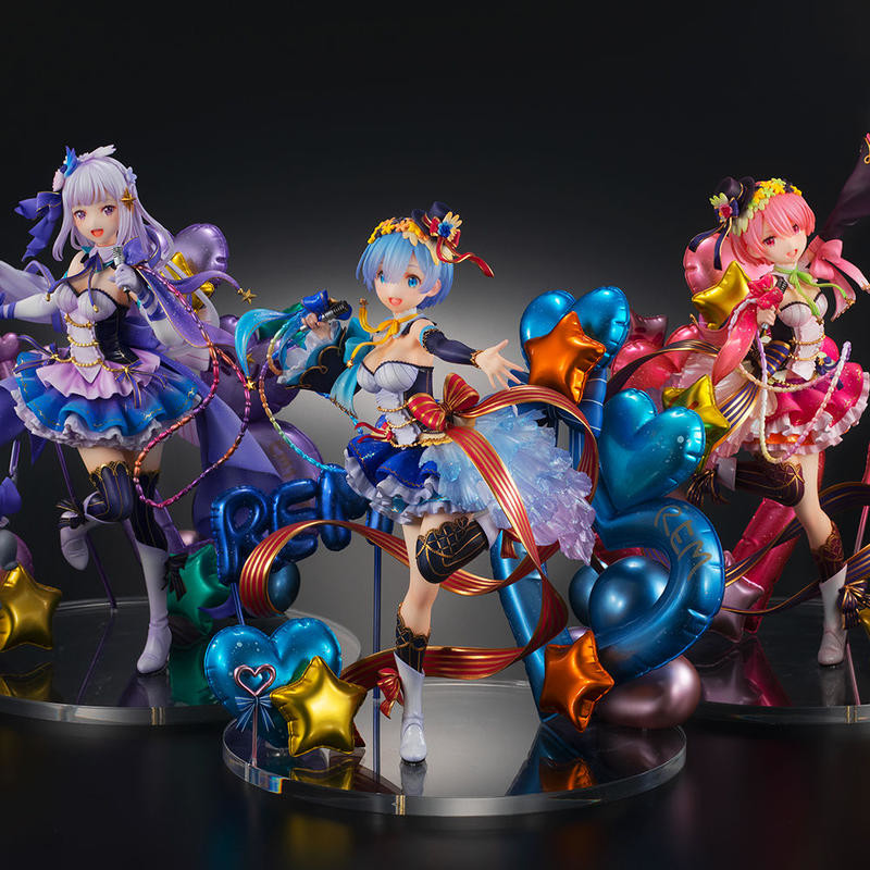 Re:Zero kara Hajimeru Isekai Seikatsu - Emilia - Puck - Shibuya Scramble Figure - 1/7 - Idol Ver (Alpha Satellite, eStream) photo 19