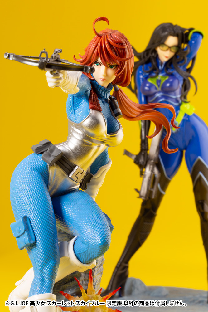 G.I. Joe - Scarlett - Bishoujo Statue - G.I. Joe Bishoujo Series - 1/7 - Sky Blue Limited Edition (Kotobukiya) photo 2