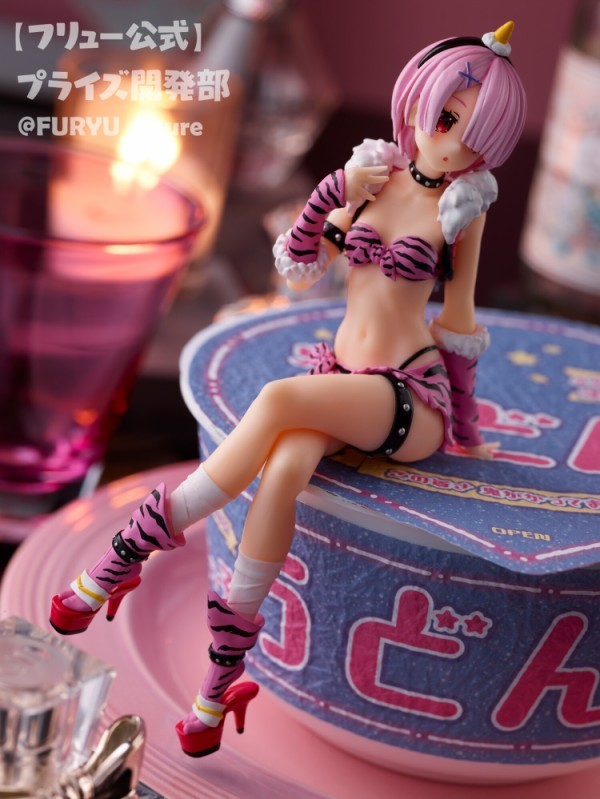 Re:Zero kara Hajimeru Isekai Seikatsu - Ram - Noodle Stopper Figure - Oni Ishou (FuRyu) photo 3