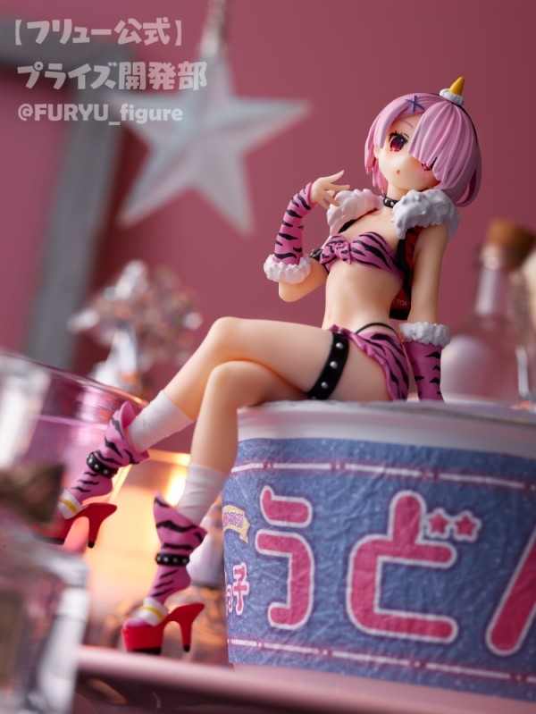 Re:Zero kara Hajimeru Isekai Seikatsu - Ram - Noodle Stopper Figure - Oni Ishou (FuRyu) photo 5