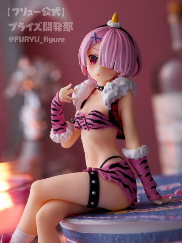 Re:Zero kara Hajimeru Isekai Seikatsu - Ram - Noodle Stopper Figure - Oni Ishou (FuRyu) photo 6