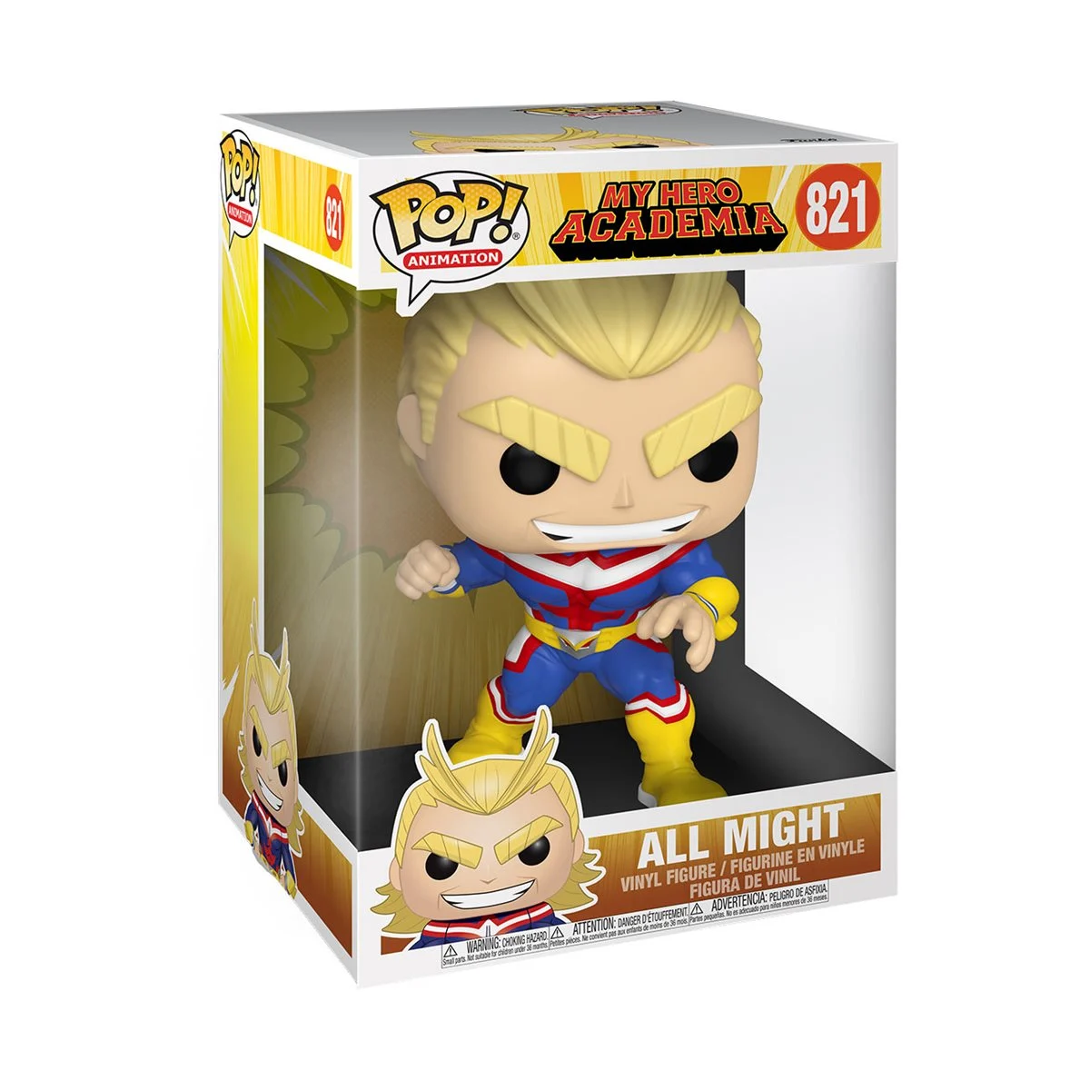 Boku no Hero Academia - All Might - POP! Animation (821) - POP! Vinyl (48480) - Super Sized POP! Vinyl (Funko Toys) photo 2