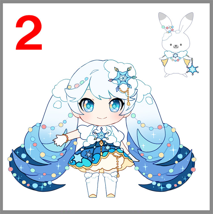 Vocaloid - Hatsune Miku - Rabbit Yukine - Nendoroid (#1539) - Snow, Glowing Snow Ver. (Good Smile Company) photo 5