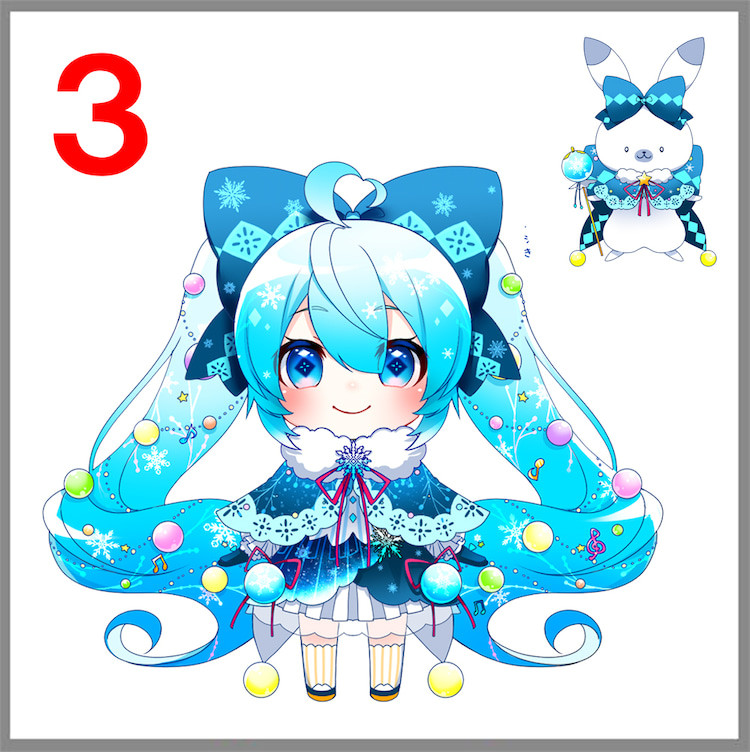 Vocaloid - Hatsune Miku - Rabbit Yukine - Nendoroid (#1539) - Snow, Glowing Snow Ver. (Good Smile Company) photo 6