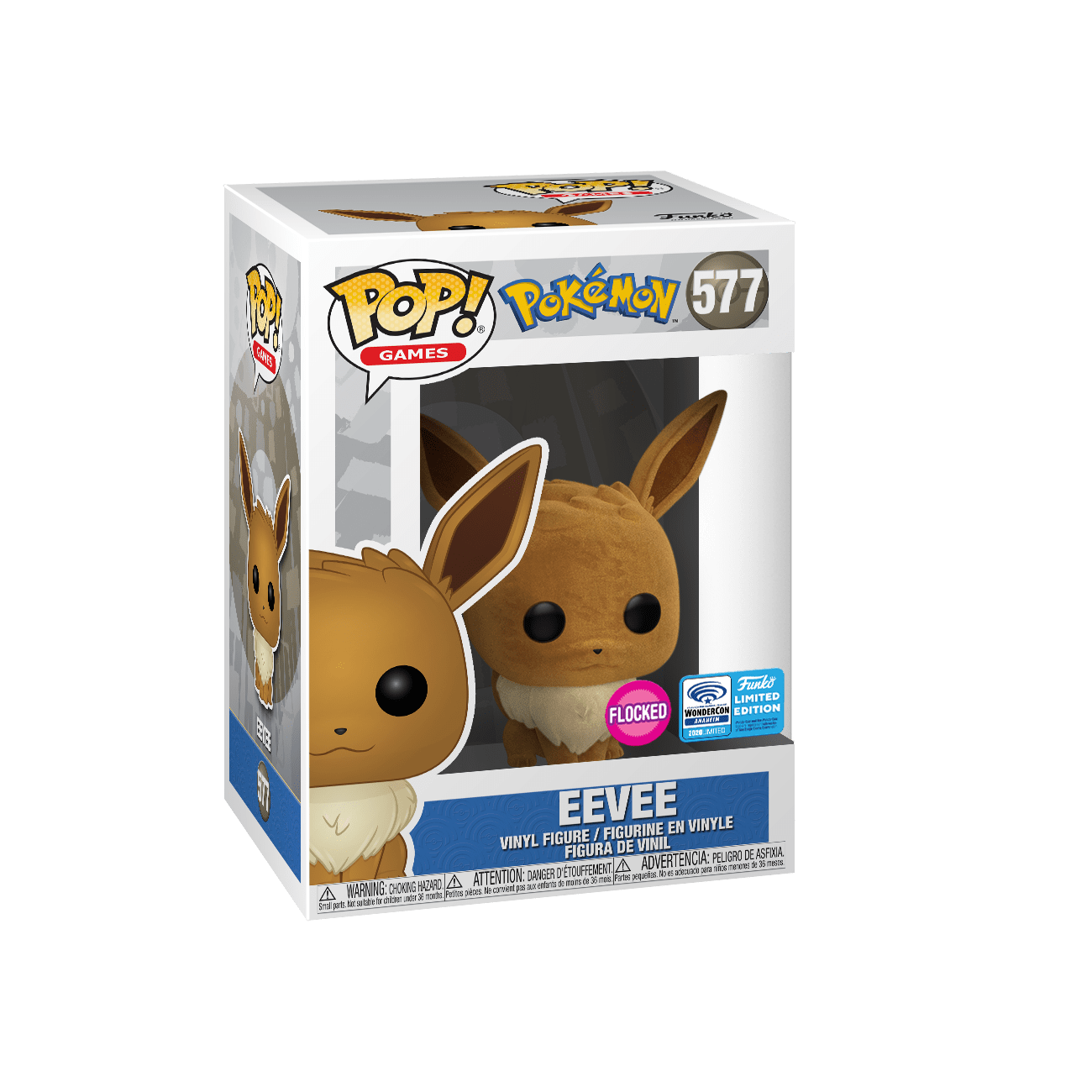 Pocket Monsters - Eievui - POP! Games  (577) - POP! Pokémon - POP! Vinyl - Flocked (Funko Toys)