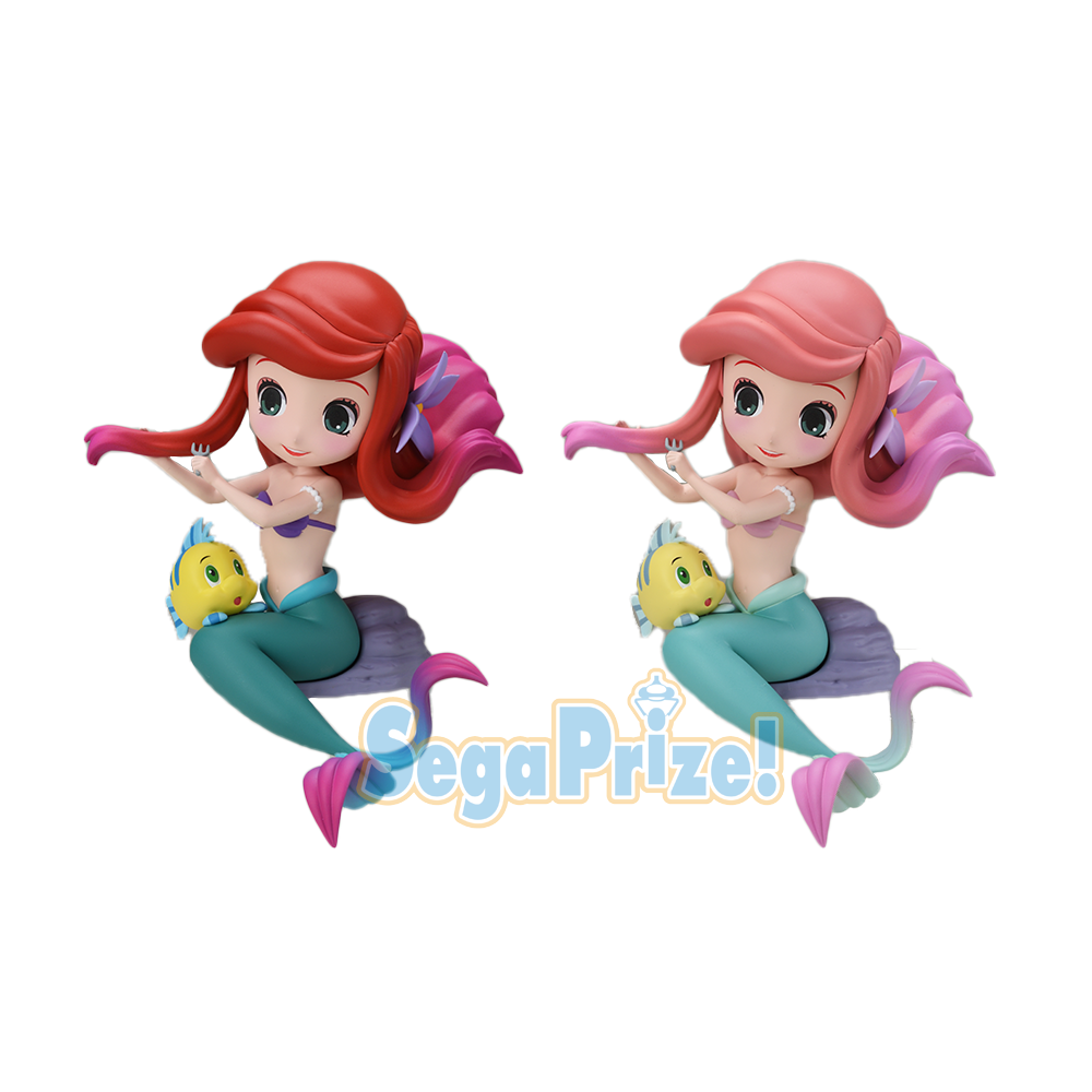 The Little Mermaid - Ariel - Flounder - PM Figure - Sega Disney Prize - Sprinkles Sugar Pink ver. (SEGA) photo 4