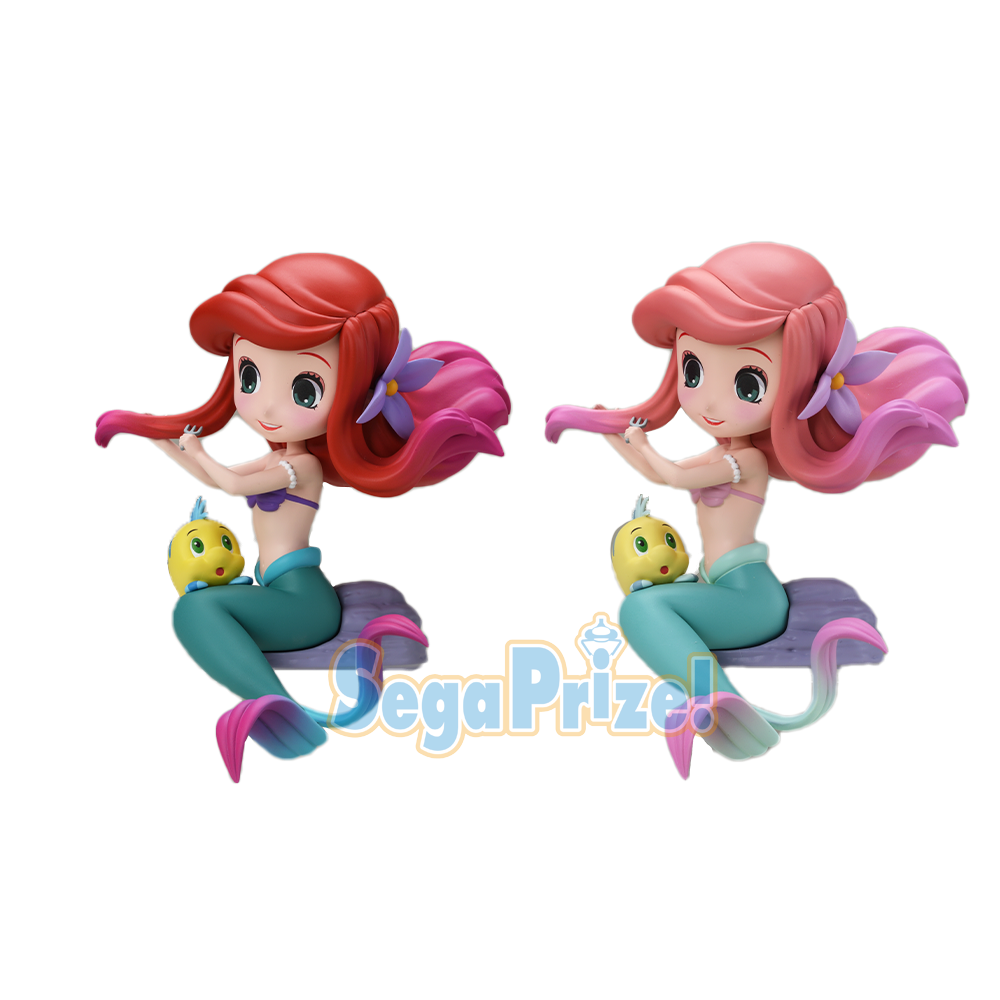 The Little Mermaid - Ariel - Flounder - PM Figure - Sega Disney Prize - Sprinkles Sugar Pink ver. (SEGA) photo 2