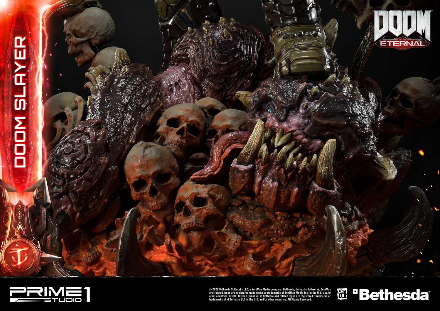 Doom Eternal - Doom Slayer - Pinky - Museum Masterline Series  (UMMDOOM-01DX) - 1/3 - DX Version (Prime 1 Studio) photo 2
