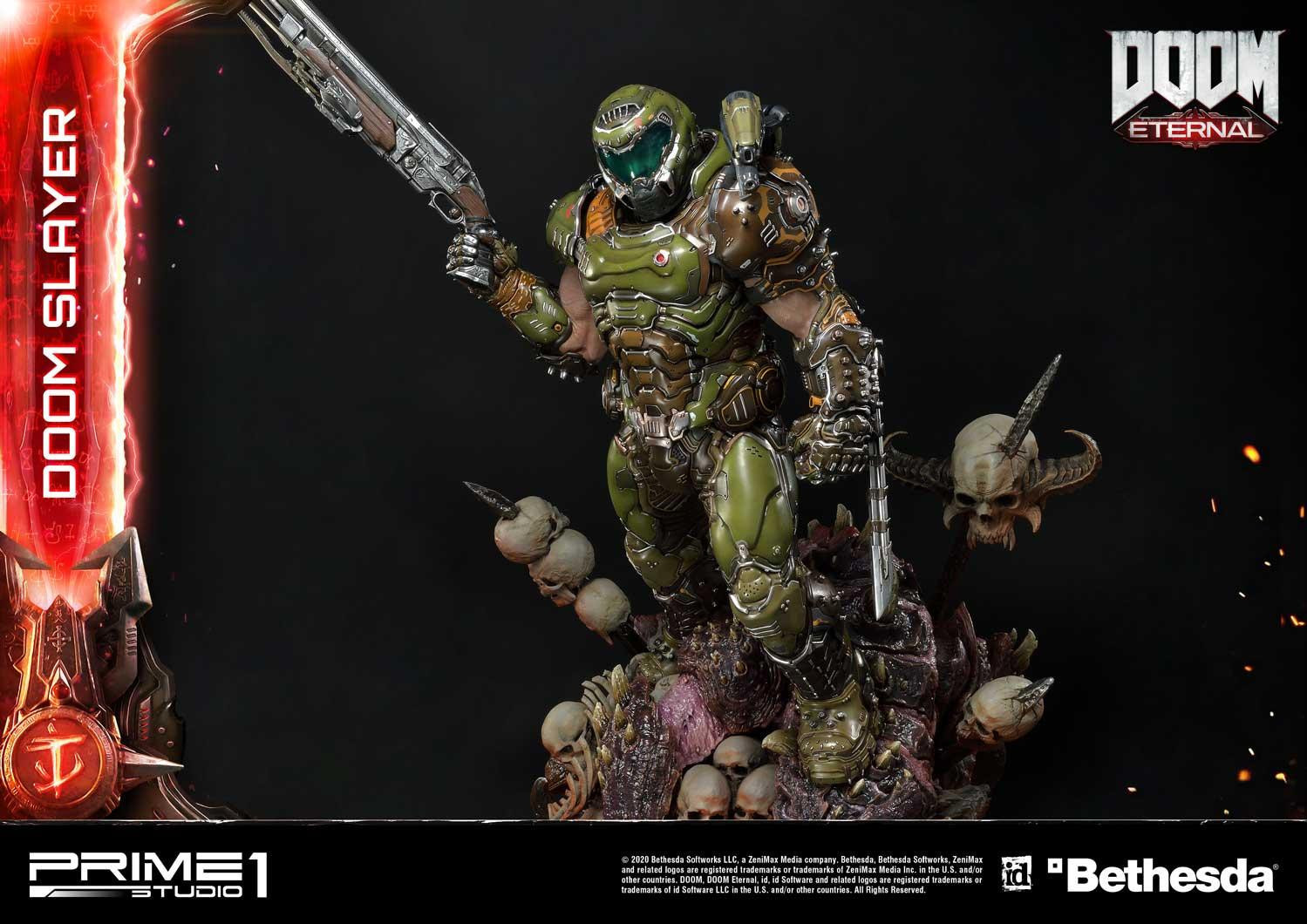 Doom Eternal - Doom Slayer - Pinky - Museum Masterline Series  (UMMDOOM-01DX) - 1/3 - DX Version (Prime 1 Studio) photo 8