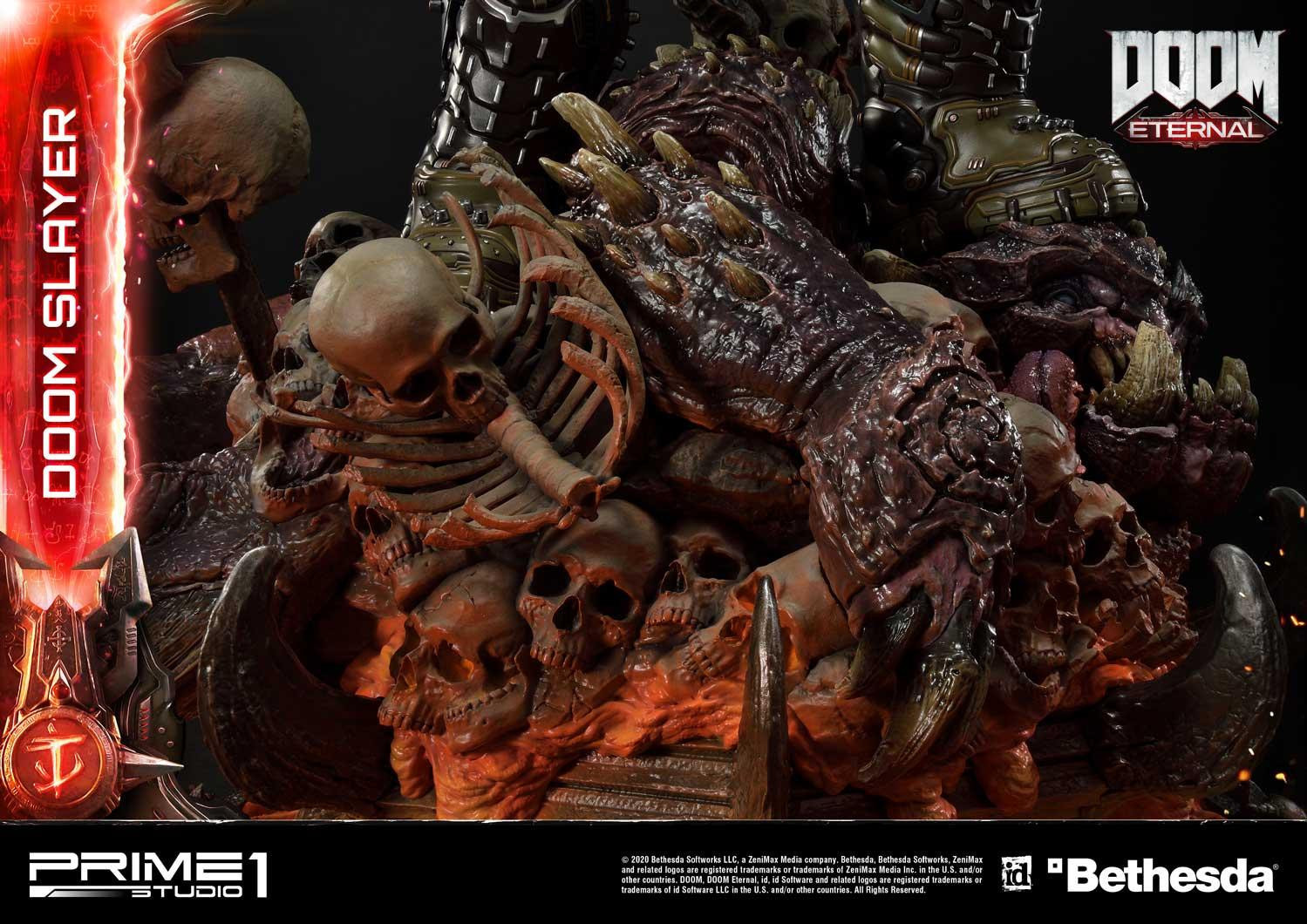 Doom Eternal - Doom Slayer - Pinky - Museum Masterline Series  (UMMDOOM-01DX) - 1/3 - DX Version (Prime 1 Studio) photo 11