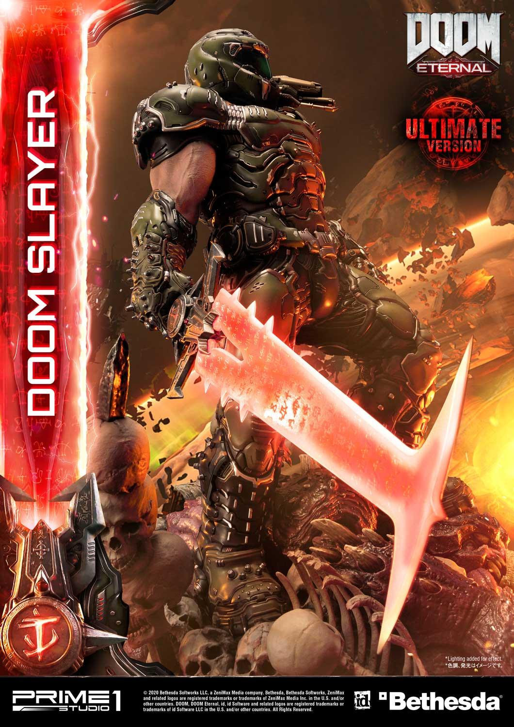 Doom Eternal - Doom Slayer - Pinky - Museum Masterline Series  (UMMDOOM-01DX) - 1/3 - DX Version (Prime 1 Studio) photo 35