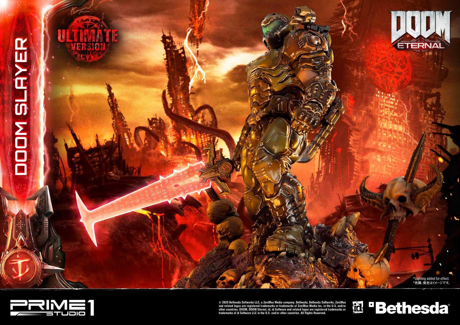 Doom Eternal - Doom Slayer - Pinky - Museum Masterline Series  (UMMDOOM-01DX) - 1/3 - DX Version (Prime 1 Studio) photo 56