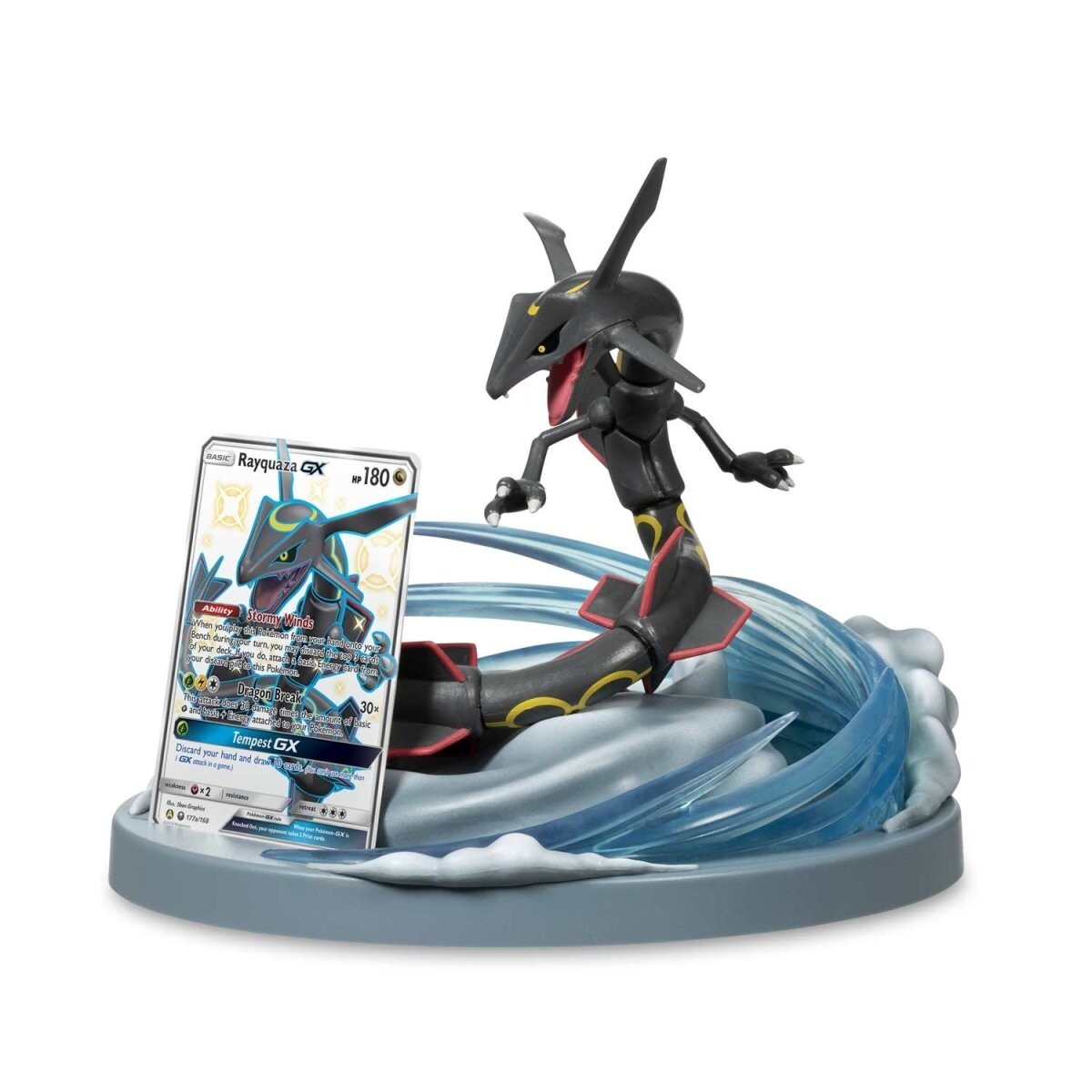 Pokémon Card Game - Rayquaza - Card Stand Figure - Pokémon TCG Figure - Pokémon TCG Sun & Moon Series Merchandise - Shiny (The Pokémon Company International) photo 2