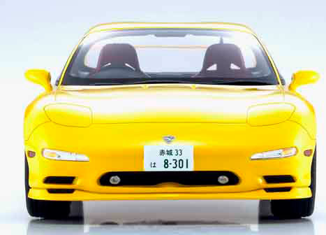 Initial D - Shin Gekijouban Initial D - Takahashi Keisuke - ɛ̃fini RX7 (FD3S) - 1/18 New Initial D The Movie Mazda RX-7 FD3S W/ Keisuke Takahashi Figure - 1/18 (Kyosho) photo 6