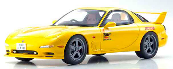 Initial D - Shin Gekijouban Initial D - Takahashi Keisuke - ɛ̃fini RX7 (FD3S) - 1/18 New Initial D The Movie Mazda RX-7 FD3S W/ Keisuke Takahashi Figure - 1/18 (Kyosho) photo 9