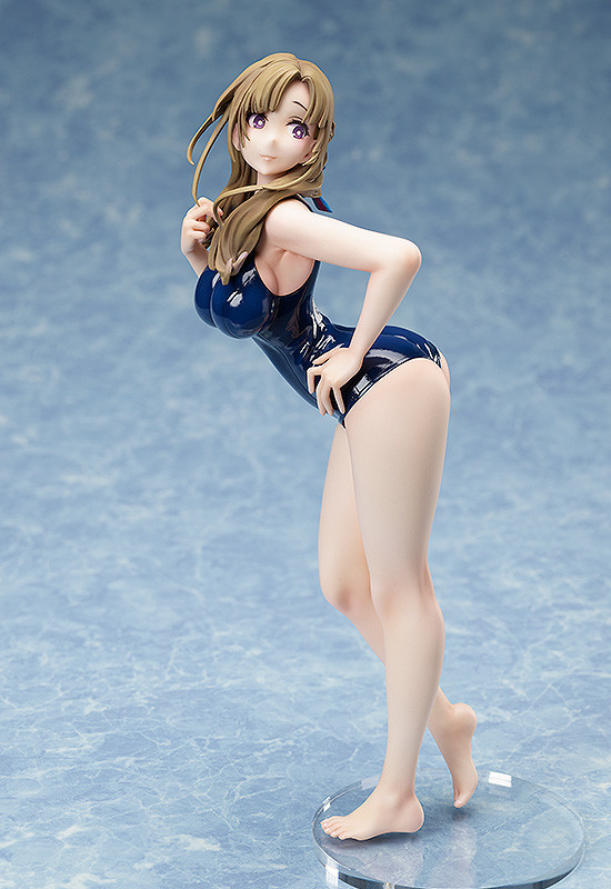 Tsuujou Kougeki ga Zentai Kougeki de Ni-kai Kougeki no Okaasan wa Suki desu ka? - Oosuki Mamako - 1/7 - School Swimsuit Ver. (FREEing) photo 4