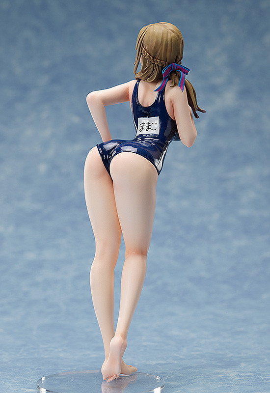 Tsuujou Kougeki ga Zentai Kougeki de Ni-kai Kougeki no Okaasan wa Suki desu ka? - Oosuki Mamako - 1/7 - School Swimsuit Ver. (FREEing) photo 5