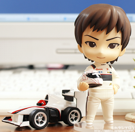 Formula 1 - Kobayashi Kamui - Cheerful Japan! - Nendoroid (#228) - Ganbare Japan Support ver. (Good Smile Company) photo 3