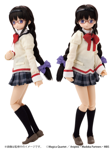 Mahou Shoujo Madoka☆Magica - Akemi Homura - Kyuubey - PureNeemo - PureNeemo Characters - 1/6 - School Uniform ver. (Azone) photo 2