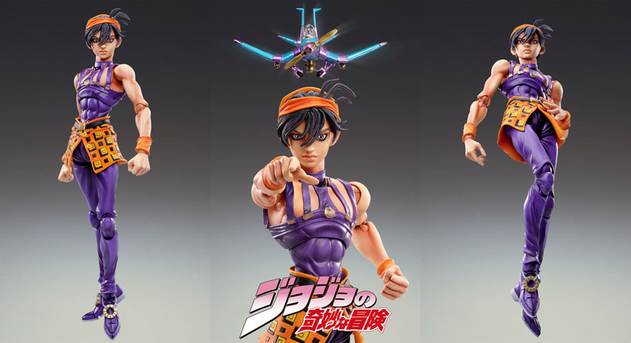 Jojo no Kimyou na Bouken - Ougon no Kaze - Aerosmith - Clash - Formaggio - Narancia Ghirga - Super Action Statue (#44) (Medicos Entertainment) photo 4