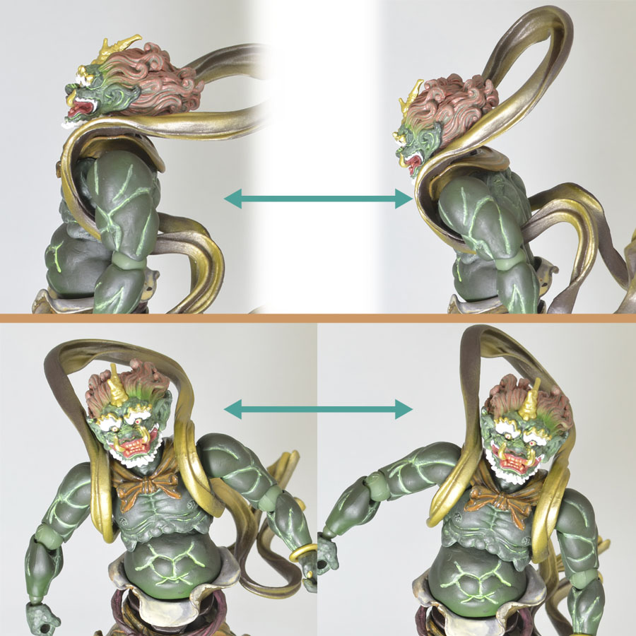 Original - KT Project  (KT-EX04) - Revoltech - Revoltech Takeya  (#09) - Fuujin (Kaiyodo) photo 6