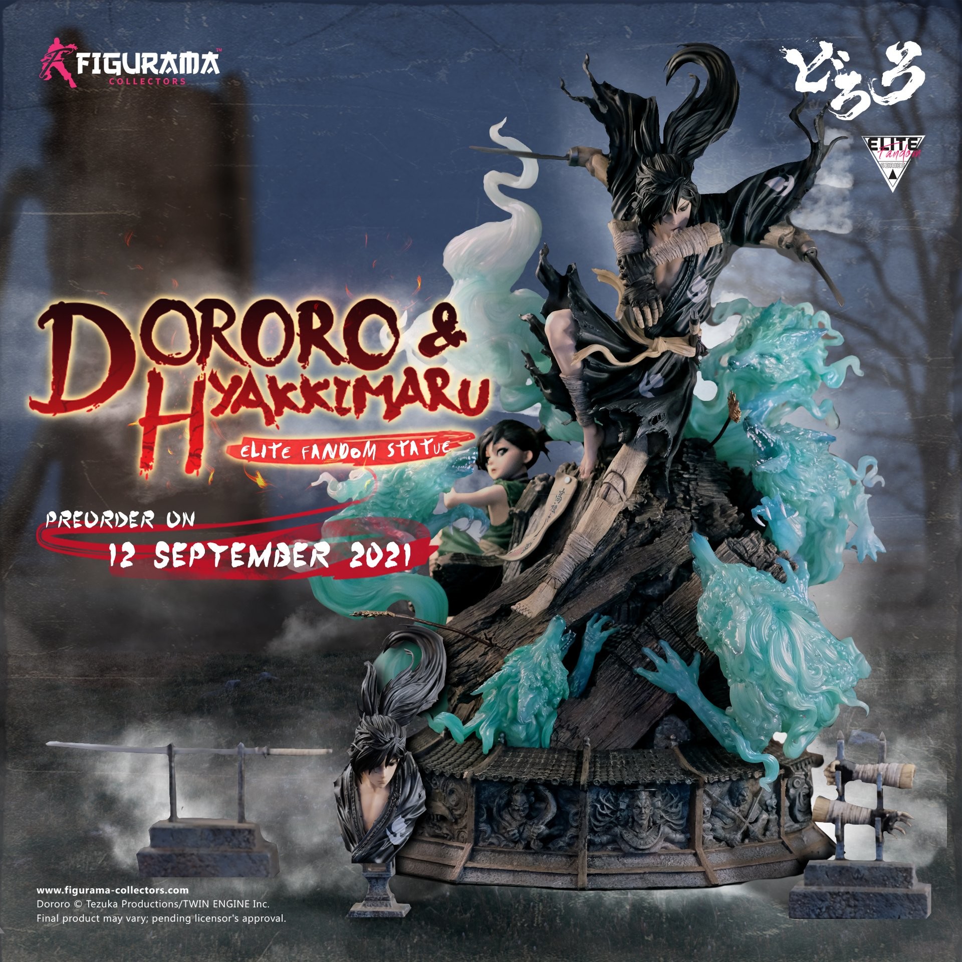 Dororo - Hyakkimaru - Kyuubi - Elite Fandom Statue - 1/6 (Figurama Collectors) photo 13